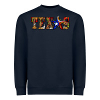 Navy texas christmas Heavyweight Sweatshirt - JahusDesignShop