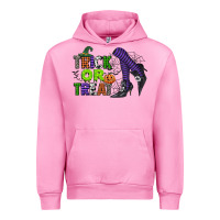 Fuchsia Pink trick or treat Urban Hoodie - CowGirlArtShop