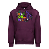 Mauve Wine trick or treat Urban Hoodie - CowGirlArtShop