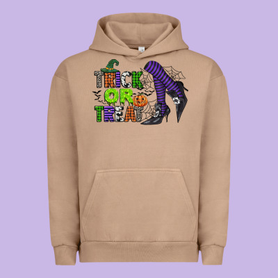 Trick Or Treat Urban Hoodie Designed By Cowgirlartshop