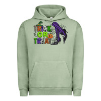 Pigment Oil Green trick or treat Urban Hoodie - CowGirlArtShop