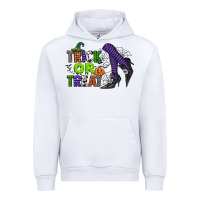 White trick or treat Urban Hoodie - CowGirlArtShop