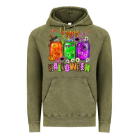 Vintage Olive happy halloween jars and horror Vintage Hoodie - AdoDesignShop