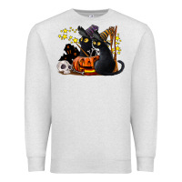 Halloween Black Cats Premium Sweatshirt | Teevron