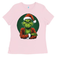 Bubblegum Pink Grinch Ladies Tee - Unal Design