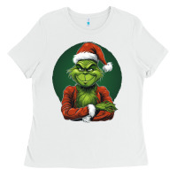 White Grinch Ladies Tee - Unal Design
