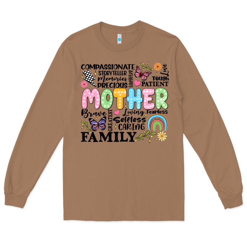Retro Mother Long Sleeve Tee by JahusDesignShop | Teevron