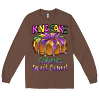 Chestnut mardi gras king cage calories don't count Long Sleeve Tee - BarkalooDesign