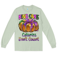 Matcha mardi gras king cage calories don't count Long Sleeve Tee - BarkalooDesign