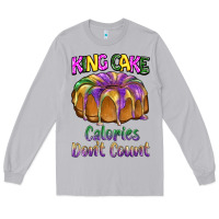 Moon Dust mardi gras king cage calories don't count Long Sleeve Tee - BarkalooDesign