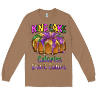 Mardi Gras King Cage Calories Don't Count Long Sleeve Tee | Teevron