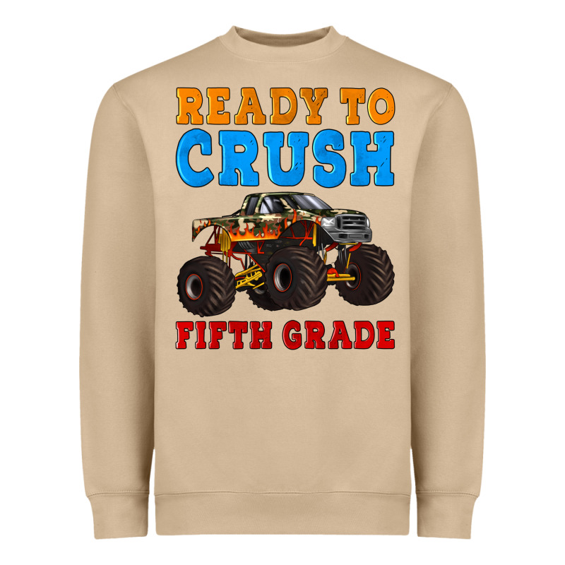 Ready To Crush Fifth Grade Heavyweight Sweatshirt by Artiststas | Teevron