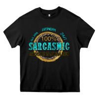 Black all day everyday 247 100 sarcasmic sarcasm is in m Heavy Core Tee - Zillion Design Studio