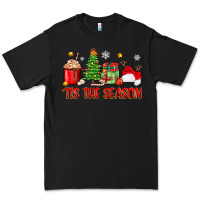 Black 'tis the season christmas Premium Tee - Zillion Design Studio