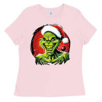 Bubblegum Pink Grinch Ladies Tee - Unal Design