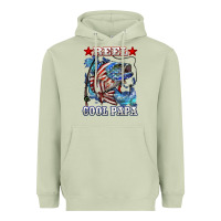 Matcha reel cool papa american flag bass fishing Heavyweight Hoodie - LillyAllenDesigns