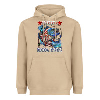 Mushroom reel cool papa american flag bass fishing Heavyweight Hoodie - LillyAllenDesigns