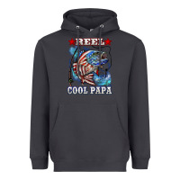 Smoke reel cool papa american flag bass fishing Heavyweight Hoodie - LillyAllenDesigns