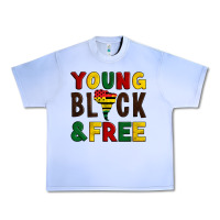 Grape Ice young black and free Urban Heavy Tee - Artiststas