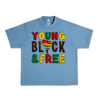 Pebble Blue young black and free Urban Heavy Tee - Artiststas