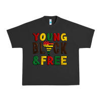 Pigment Black young black and free Urban Heavy Tee - Artiststas