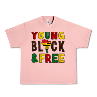 Salmon young black and free Urban Heavy Tee - Artiststas