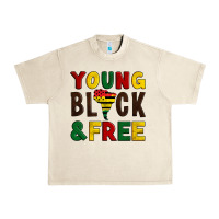 Sandshell young black and free Urban Heavy Tee - Artiststas