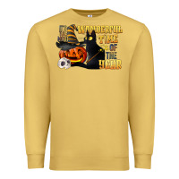 Antique Gold wonderful time of the year halloween Premium Sweatshirt - LillyAllenDesigns