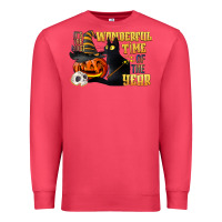 Cardinal wonderful time of the year halloween Premium Sweatshirt - LillyAllenDesigns