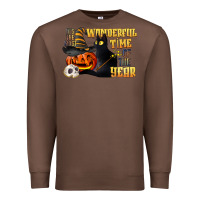 Chestnut wonderful time of the year halloween Premium Sweatshirt - LillyAllenDesigns