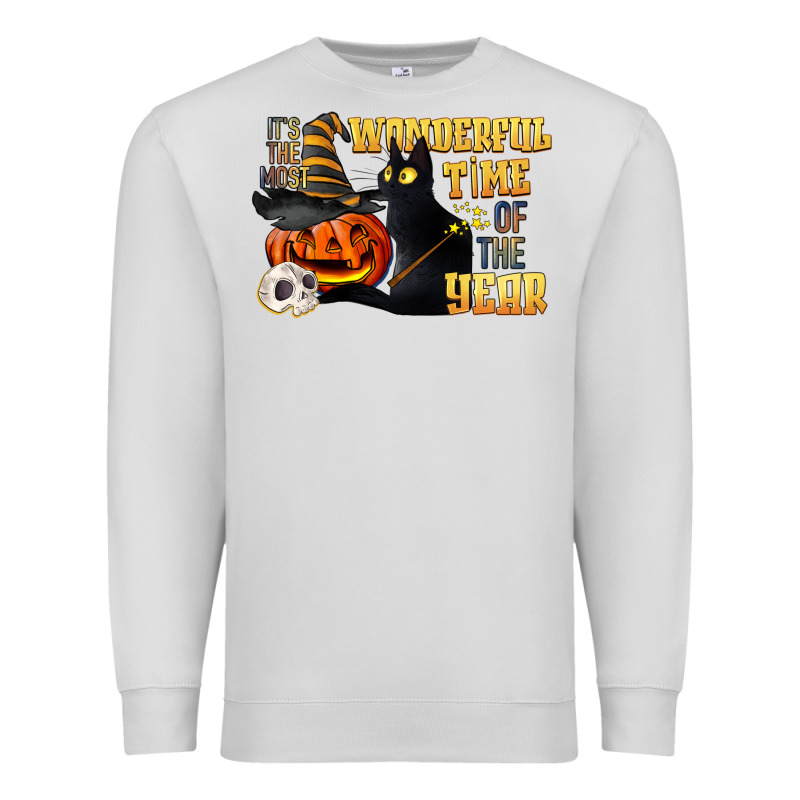 Wonderful Time Of The Year Halloween Premium Sweatshirt by LillyAllenDesigns | Teevron