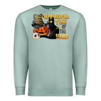 Seafoam wonderful time of the year halloween Premium Sweatshirt - LillyAllenDesigns