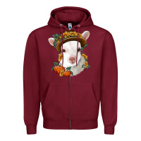 Cute Baby Lamb Thanksgiving Nancy Zipper Hoodie | Teevron