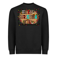 Black merry christmas y'all Heavyweight Sweatshirt - JahusDesignShop