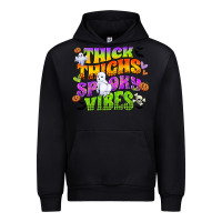 Black thick thighs and spooky vibes Urban Hoodie - CowGirlArtShop