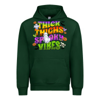 Forest Green thick thighs and spooky vibes Urban Hoodie - CowGirlArtShop