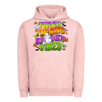 Pigment Salmon thick thighs and spooky vibes Urban Hoodie - CowGirlArtShop