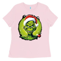 Bubblegum Pink Grinch Ladies Tee - Unal Design