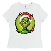 White Grinch Ladies Tee - Unal Design