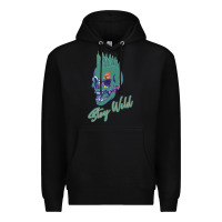 Black Stay Wild Premium Hoodie - Bettercallsaul