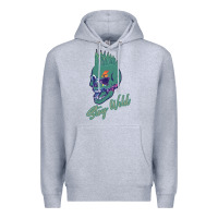 Heather Grey Stay Wild Premium Hoodie - Bettercallsaul
