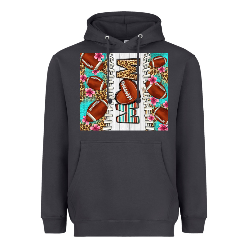 American Football Mom Heavyweight Hoodie by LillyAllenDesigns | Teevron