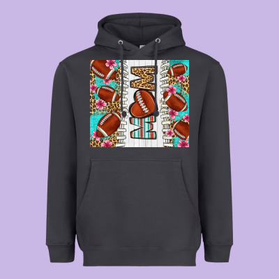 American Football Mom Heavyweight Hoodie Designed By Lillyallendesigns