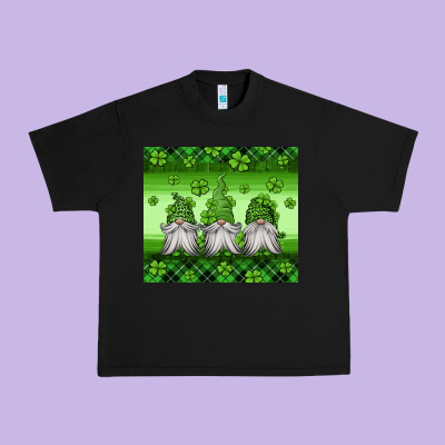 St Patricks Gnomes Urban Heavy Tee Designed By Jasminsmagicworld