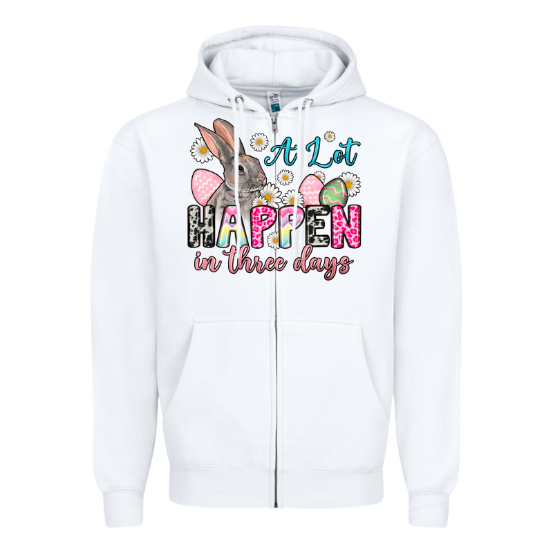 A Lot Can Happen In Three Days Zipper Hoodie by NancyCooperArtShop | Teevron