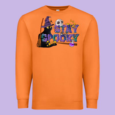 Stay Spooky With Black Cat Premium Sweatshirt Designed By Lillyallendesigns