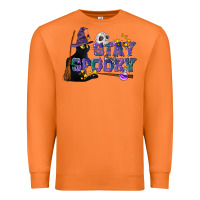 Carrot Stay Spooky With Black Cat Premium Sweatshirt - LillyAllenDesigns