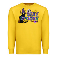 Lemon Stay Spooky With Black Cat Premium Sweatshirt - LillyAllenDesigns