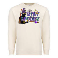 Sandshell Stay Spooky With Black Cat Premium Sweatshirt - LillyAllenDesigns