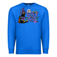 True Royal Stay Spooky With Black Cat Premium Sweatshirt - LillyAllenDesigns